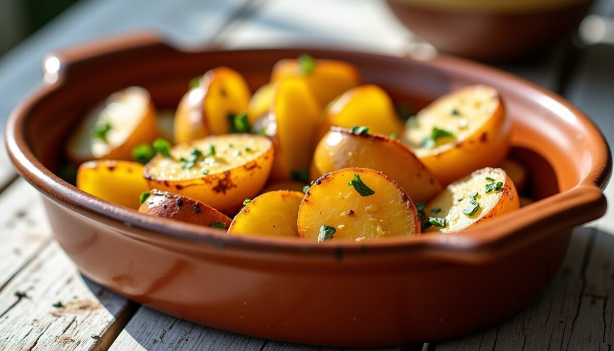 Recette facile et croustillante : Pommes de terre sarladaises au four