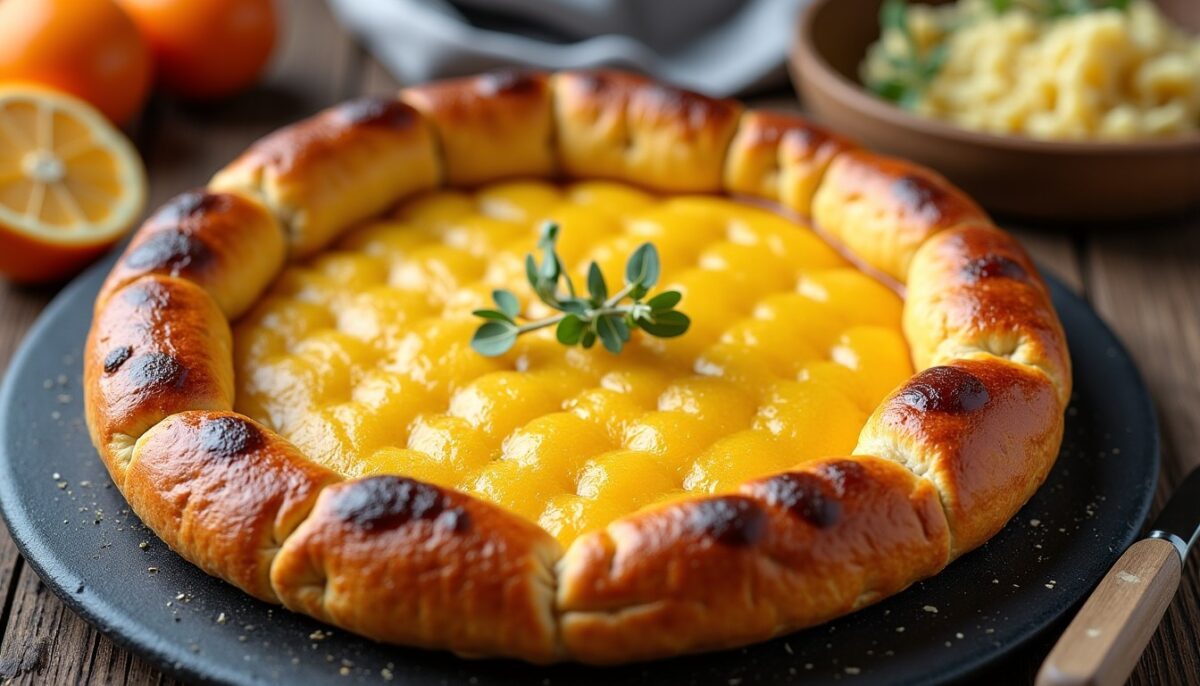 Recette authentique de la galette charentaise au beurre et à l'angélique