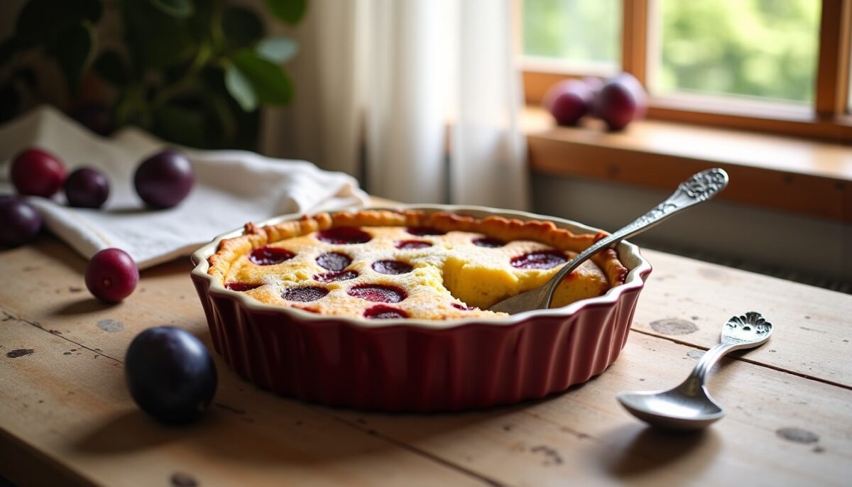 Clafoutis aux prunes comme chez grand-mère : la recette traditionnelle simple à réaliser