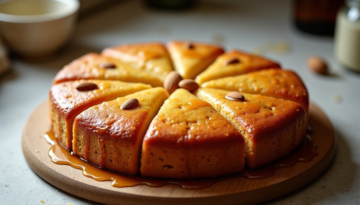 Basboussa : la recette facile pour un gâteau de semoule tendre et savoureux