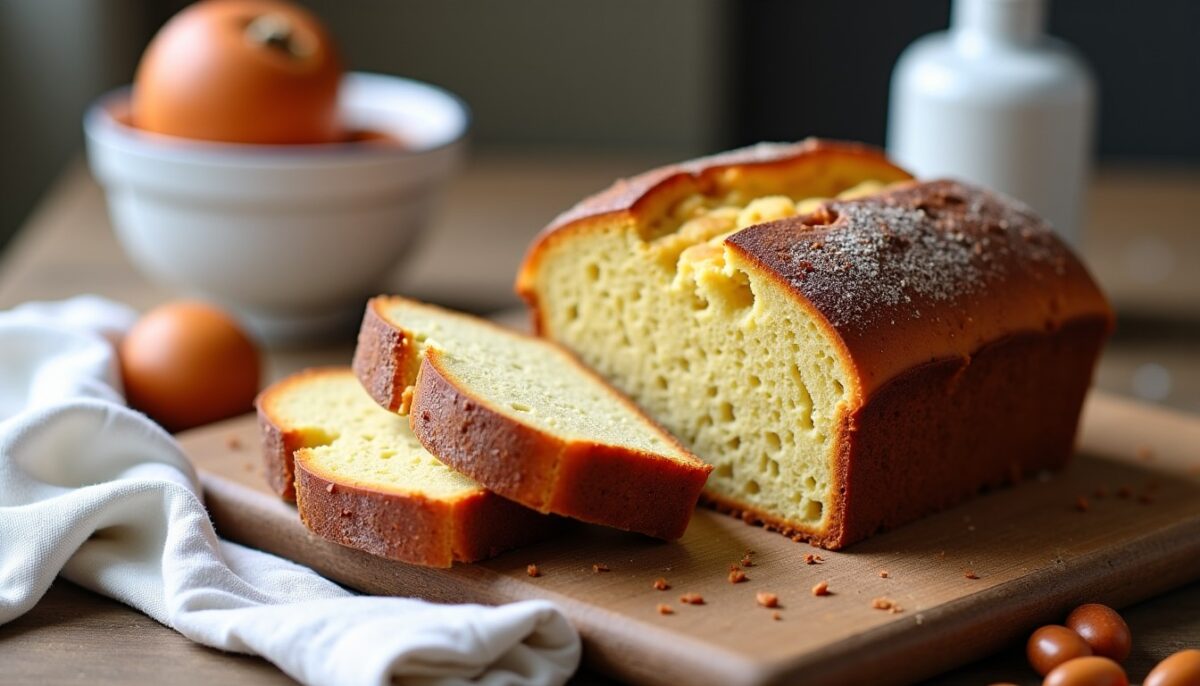 Recette simple et moelleuse du pain de gênes aux amandes