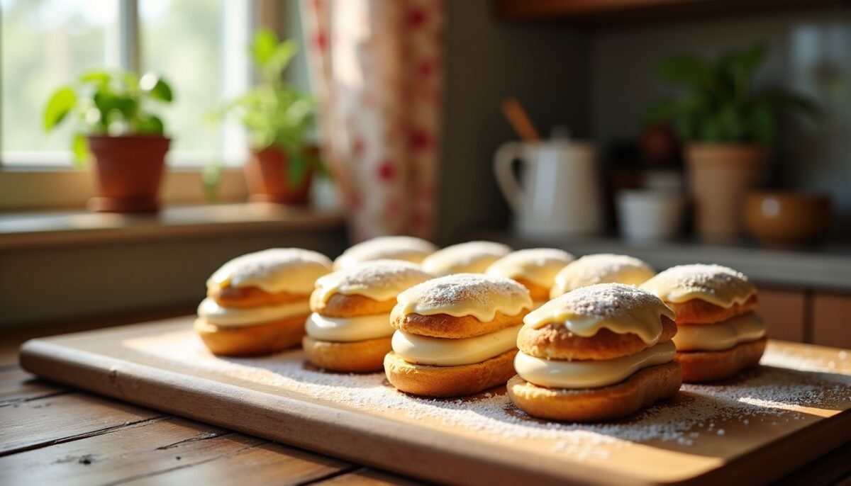 Délicieux éclairs à la vanille : recette maison simple, moelleuse et onctueuse